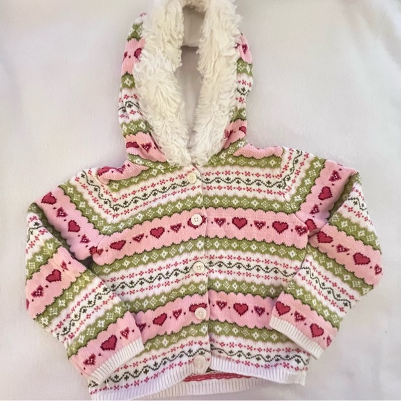 Gingerbread Girl Fair Isle Hooded Sweater - Picture 7 of 7